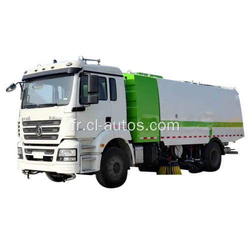 Shacman 6 Wheelers 16 CBM Runway Sweeper Truck